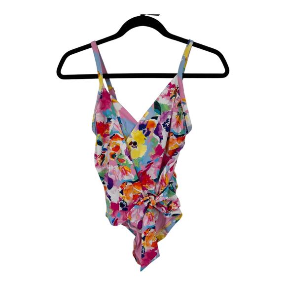 Hanky Panky wide strap wrap one piece swimsuit size X-Small XS - Picture 1 of 5